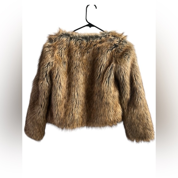 Cherokee brown fur long sleeve jacket - Picture 5 of 5